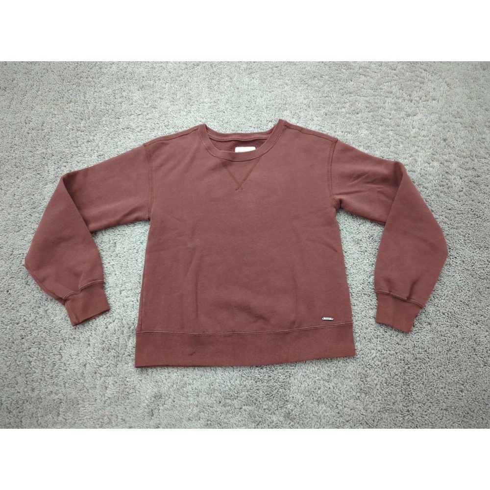 Abercrombie & Fitch Sweatshirt Womens XS Maroon Pullover Soft A&F Collection